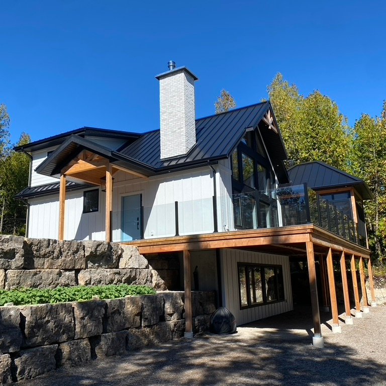 port elgin home with vinyl siding and new gutters