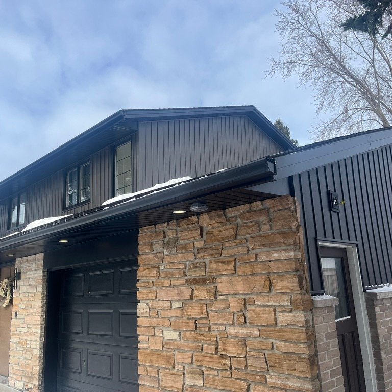 port elgin home with vinyl siding and new gutters